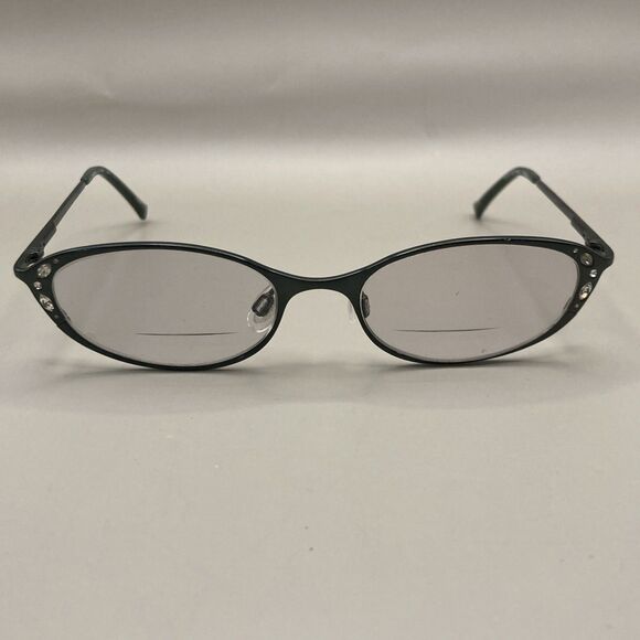 Tura R541 50 17 Fashion Black Shiny Eyeglasses Women's Frame Japan - Picture 1 of 10
